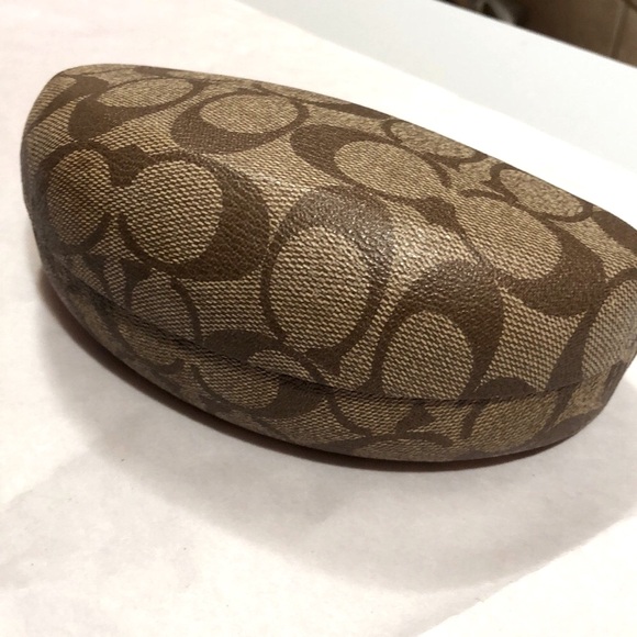 COACH Eyewear Case / Brown Clamshell - Picture 8 of 8